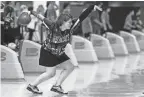  ?? MICHAEL LEHMKUHLE/THE ADVOCATE ?? Newark senior Jade Gabor finished fourth in the Division I state tournament Saturday at HP Lanes.