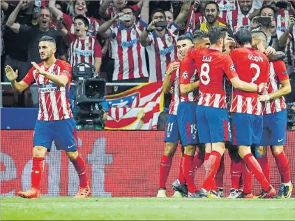  ?? FOTO: EFE ?? El Atlético de Madrid ha logrado que su plantilla esté estable por primera vez en muchas temporadas