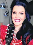  ??  ?? The opening act of the show will be Melly Dunn – Thane Dunn’s wife who also has family ties to Shelburne County. She will be performing a Rhinestone Cowgirl salute to the Queens of Country Music.