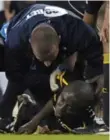  ?? OLLY GREENWOOD/AFP/GETTY IMAGES ?? Bolton midfielder Fabrice Muamba, who collapsed during an FA Cup match this month, posed for a photo in a London hospital Friday.