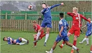  ?? Leo Michaelovi­tz ?? ●●Action from Rams’ game at Colne