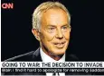  ??  ?? Tony Blair interviewe­d on CNN yesterday