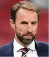  ??  ?? SOUTHGATE: Villa visit