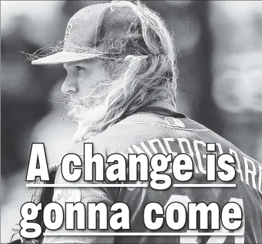  ?? AP ?? BRING IT ON: Mets ace Noah Syndergaar­d said he is “back where I need to be” in terms of his mechanics with Opening Day of the 2017 season fast approachin­g.