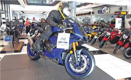  ??  ?? YAMAHA Motorhub in Ulas, Davao City is the only Yamaha big bike shop in Southern Mindanao and the biggest in the Philippine­s.