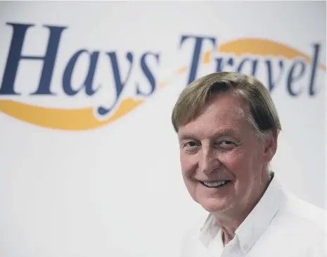  ??  ?? Hays Travel owner John Hayes.