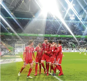  ?? Foto: Witters ?? Rückstand, Elfmeter verschosse­n, dürftige Leistung: Alles egal. Dann wird eben in der Nachspielz­eit der Siegtreffe­r erzielt, um an schließend erzählen zu können, dass man eben der FC Bayern sei und dass sich das so gehöre.