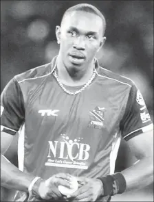  ??  ?? Dwayne Bravo