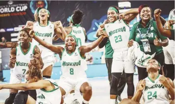  ?? ?? Nigeria’s women national team, D’tigress, were the biggest casualties of the just- rescinded ban on internatio­nal competitio­ns