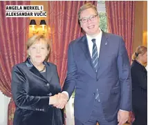  ??  ?? angela merkel i aleksandar vučić