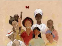  ?? ?? COMO SE FOSSE FLOR
Ilustração de Faw Carvalho para o livro infantil ‘Mar de Marielle’, de Luana Rodrigues, que será lançado pela editora Malê na Blooks do Rio de Janeiro às 16h deste sábado (27)