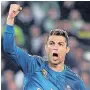  ??  ?? LATE GOAL Ronaldo celebratin­g last night