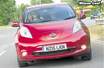  ??  ?? Nissan Leaf