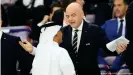  ??  ?? Gianni Infantino's FIFA will organize the 2022 World Cup Qatar