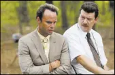  ?? HBO ?? Walton Goggins as Russell and Danny McBride as Gamby in “Vice Principals.”