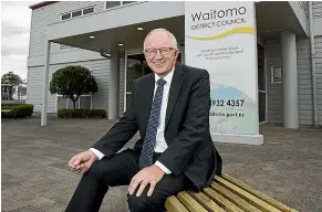  ?? CHRISTEL YARDLEY/STUFF ?? Waitomo mayor John Robertson said he can’t support a rates increase for the 2020-21 year.