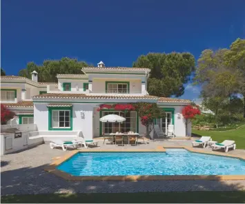  ??  ?? Each of the charming two- and three-bed villas has either a private pool or a Jacuzzi