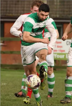  ??  ?? James Carty of Shamrock Rovers sprays the ball forward.