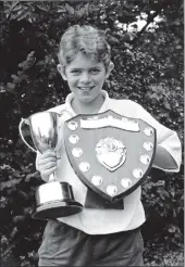  ?? 01_B34twe05 ?? Ross Duncan of Brodick swept the board at the AGA Junior Handicap Competitio­n at Corrie when he won the overall and under 13 handicap prizes and had the best scratch score of the day.