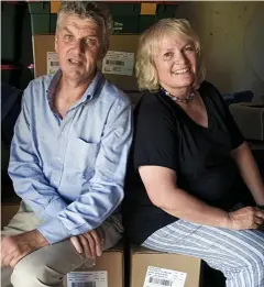  ??  ?? Moving experience: Libby Purves and her husband Paul