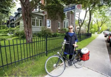  ?? CARLOS OSORIO/TORONTO STAR ?? Pym Buitenhuis was 6 when her neighbours banded together in 1967 to fight the proposed Spadina Expressway and formed their own “republic.”