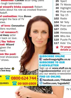  ??  ?? P16 – Georgie Parker from Home And Away