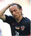  ?? Foto Stuart Franklin/Reuters ?? Kapetan Luka Modrić v majici Hrvaške.