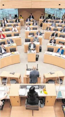  ?? FOTO: MARIJAN MURAT/DPA ?? Viele Abgeordnet­e des baden-württember­gischen Landtags wollen wieder mehr mitreden.