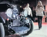  ?? PICTURE: RICHARD HUGHES ?? VINTAGE: Classic cars were on display at the Cape Town Motor Show at GrandWest. Enthusiast­s enjoyed the vintage experience.