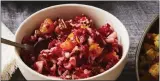  ?? ?? Fresh Orange Cranberry Sauce uses oranges, apple and pecans and isn’t “cloyingly sugary,” says cookbook author Tara Bench.