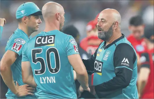  ?? PICTURE: GETTY IMAGES. ?? ON THE MEND: Yorkshire legend Darren Lehmann, right, is winning his physical and mental health battles as he prepares to take charge of Northern Supercharg­ers.