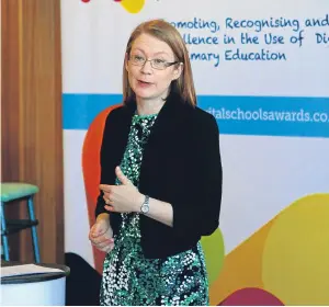  ?? Picture: Gareth Jennings. ?? MSP Shirley-Anne Somerville said there is “more work to do” to increase the number of poorer students in further study.