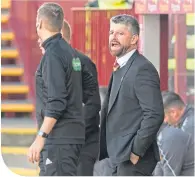  ??  ?? Motherwell manager Stephen Robinson