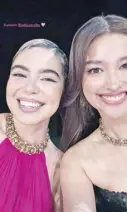  ?? – PHOTOS FROM LIZA SOBERANO INSTAGRAM ?? Liza shares an Instagram story with her SAG Awards seatmate, ‘Moana’ and ‘Mean Girls’ actress Auli’i Cravalho.