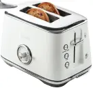  ??  ?? Breville “Luxe” two-slice toaster, $225;
Williams-Sonoma