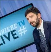  ??  ?? Deputato Roberto Speranza, 37 anni, a #Corriereli­ve
