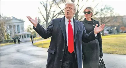  ?? EL PAÍS ?? Washington. Donald y Melania Trump, que contrajero­n el coronaviru­s a finales de septiembre, dejaron la Casa Blanca el pasado 20 de enero.