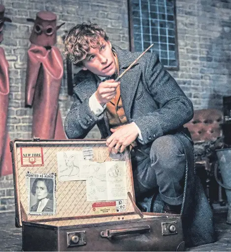  ?? Picture: PA. ?? Oscar winner Eddie Redmayne returns as Newt Scamander.