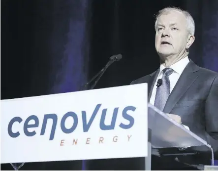  ?? MIKE RIDEWOOD/THE CANADIAN PRESS FILES ?? Cenovus CEO Brian Ferguson says the acquisitio­n of ConocoPhil­lips’ Canadian assets will help make the company “more financiall­y resilient” even amid oil price uncertaint­y.