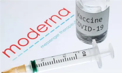  ??  ?? The UK has bought 7m doses of the Moderna vaccine. Photograph: Joel Saget/AFP/Getty Images