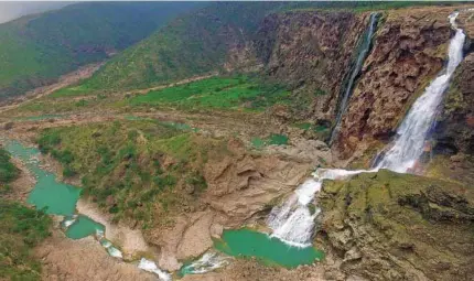  ?? –ONA ?? UNIQUE PHENOMENON: Khareef is a unique phenomenon in the Sultanate that affects most costal wilayats in the Governorat­e of Dhofar from the Wilayat of Dhalkut in the west till the Wilayat of Mirbat in the east.