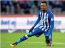 ??  ?? Salomon Kalou is expected to be released by Hertha Berlin after the expiry of his contract. Photograph: Annegret Hilse/EPA
