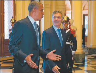  ?? AFP ?? APERTURA. Argentina ha recibido la visita de mandatario­s de primer nivel.