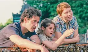  ?? Carole Bethuel/Les Films Pelléas/Sony Pictures Classics. ?? From left, Melvil Poupaud, Camille Leban Martins and Léa Seydoux in “One Fine Morning.”