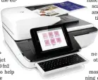  ??  ?? Boost office productivi­ty and document security with the world’s most secure scanning device, the HP Scanjet Enterprise Flow N9120 fn2 Document Scanner.