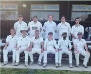  ??  ?? Prestbury Cricket Club’s 1st XI