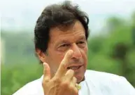  ??  ?? Imran Khan: denies colluding with the army in order to win the July 25 general elections.