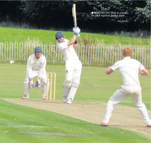  ?? Rob Paisley ?? Wim Van Der Walt in action for S&B against Sefton Park