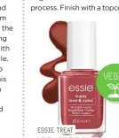  ??  ?? ESSIE TREAT
LOVE & COLOUR IN BERRY BEST £8.99