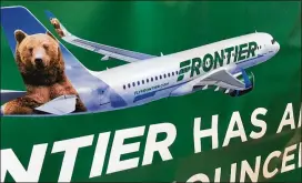  ?? BEN WEAR / AMERICAN-STATESMAN ?? Frontier officials announced Tuesday that the airline will be offering four more nonstop destinatio­ns from Austin starting in October, with four more to follow in the spring or summer.